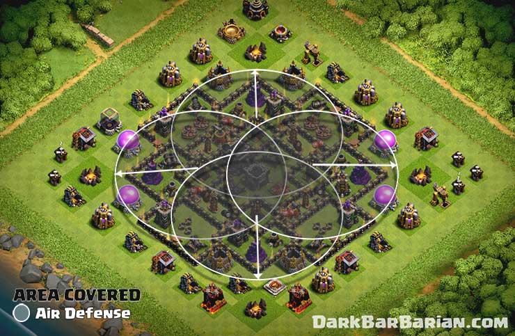 th9 war base anti dragon