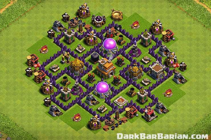 town hall level 7 hybrid base