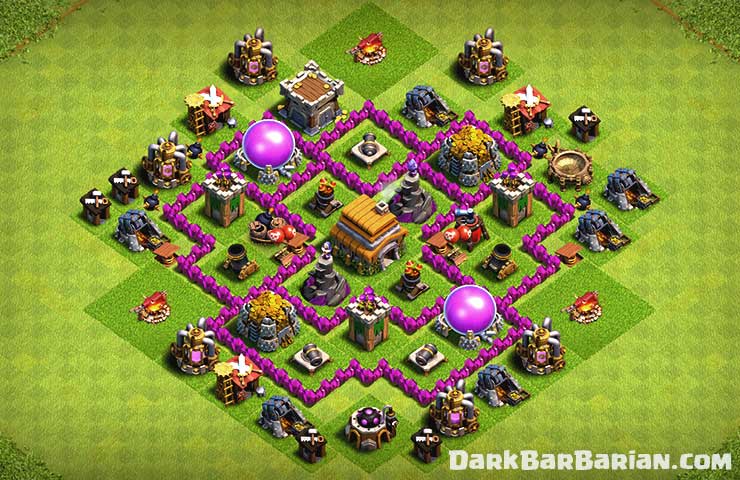 town hall level 6 defense