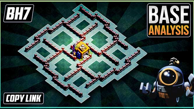 New Ultimate Bh7 Trophy Defense Base Builder Hall 7 Trophy Base Design Clash Of Clans Dark Barbarian