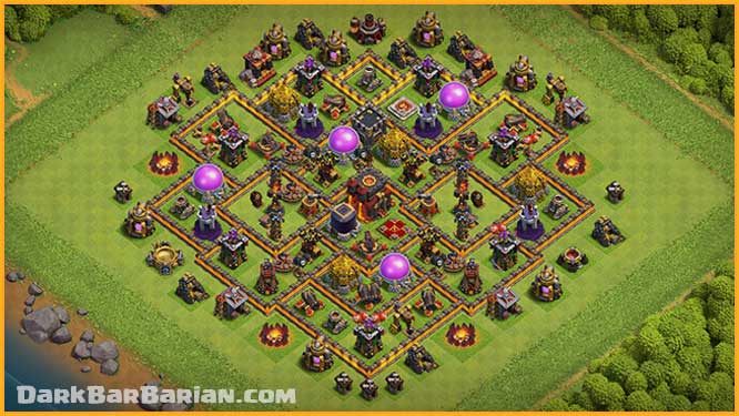 dragon defense clash of clans