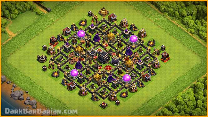 clash of clans town hall 9 layout