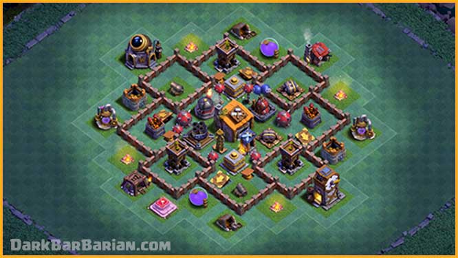 coc builder base 6 layout