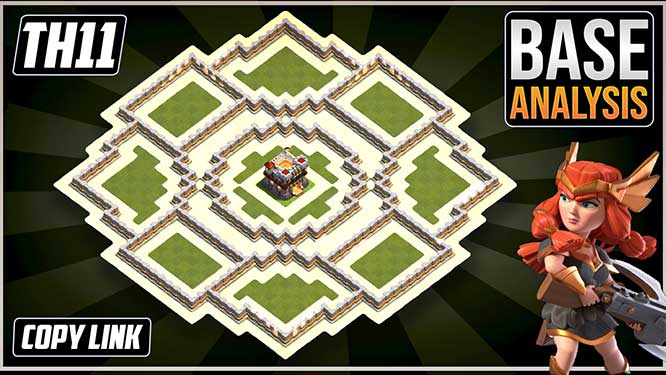 Town Hall 7 Hybrid Base Without Barbarian King