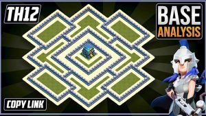 Town Hall 12 (TH12) Hybrid/Trophy Base layout coc