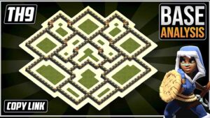 Town Hall 9 (TH9) Hybrid/Trophy Base layout coc