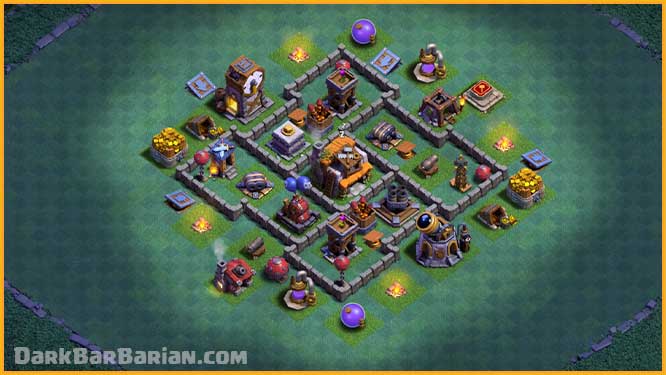 coc builder hall 5 base