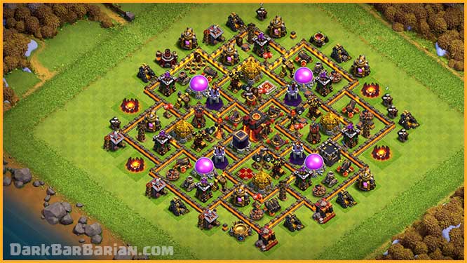 clash of clans town hall 10 layout