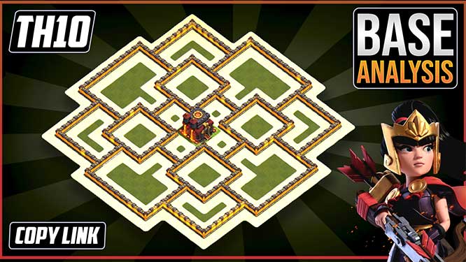 The Best Th10 Hybrid Trophy Base 2021 Coc Town Hall 10 Th10 Trophy Base Design Clash Of Clans Dark Barbarian