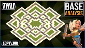 THE BEST TH11 HYBRID/TROPHY Base 2021!! COC Town Hall 11 (TH11) Trophy Base Design - Clash of Clans