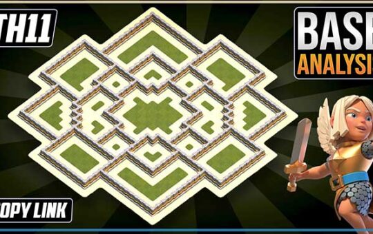 THE BEST TH11 HYBRID/TROPHY Base 2021!! COC Town Hall 11 (TH11) Trophy Base Design - Clash of Clans