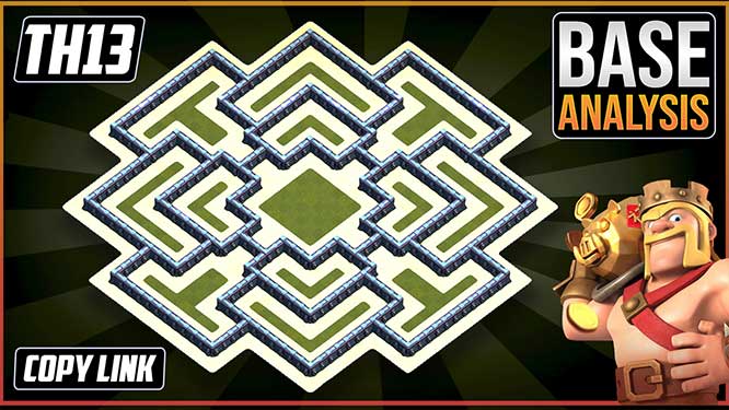 ULTIMATE BEST TH13 HYBRID/TROPHY Base 2021 | Town Hall 13 (TH13) Hybrid Base Design - Clash of Clans