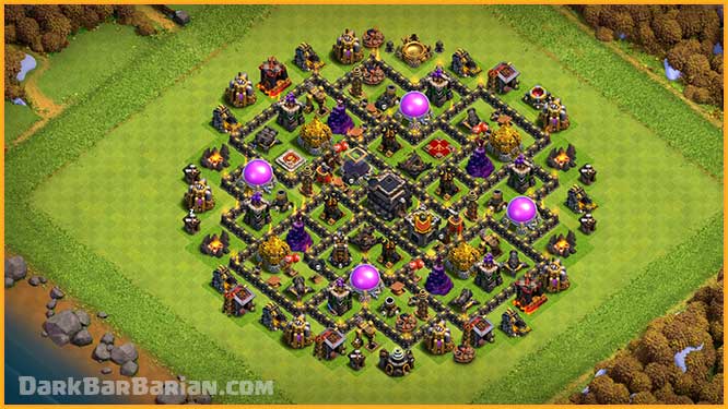 clash of clans town hall 9 layout