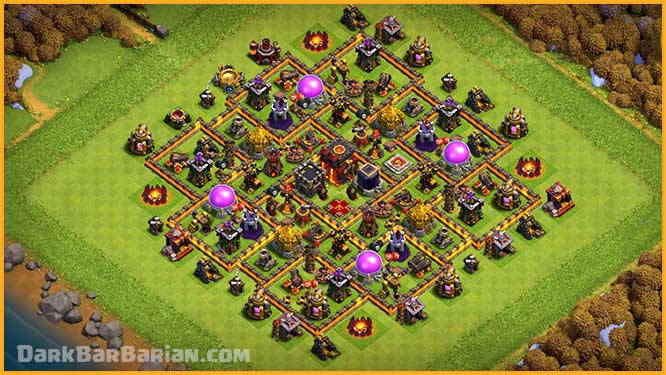 coc builder th10 defence