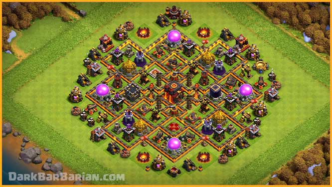 clash of clans town hall 10 layout