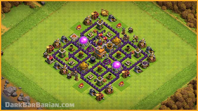 town hall level 7 hybrid base