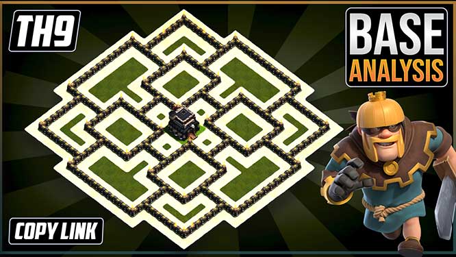 Clash Of Clans Town Hall 9 Trophy Base