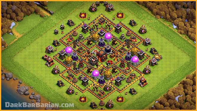 clash of clans town hall 10 layout