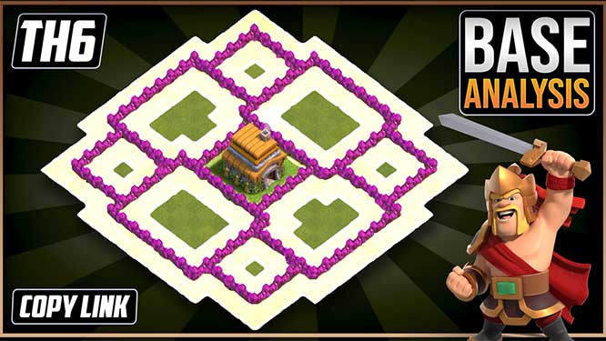 best level 6 town hall defense for trophies