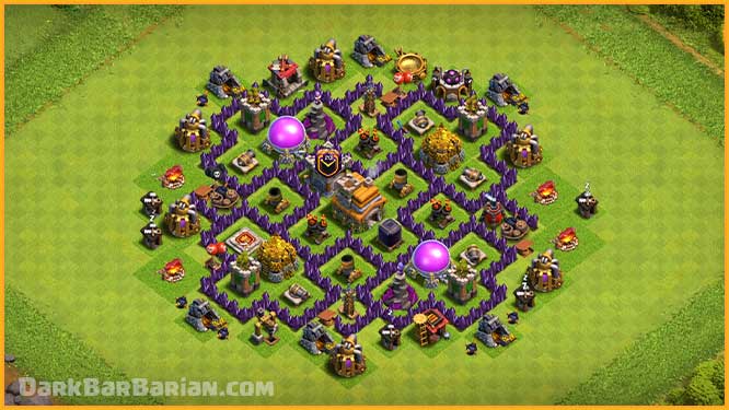 town hall 7 trophy push base