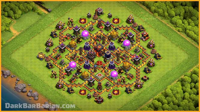 th clash of clans base design