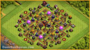 BEST TH10 HYBRID/TROPHY Base 2025!! COC Town Hall 10 (TH10) Trophy Base