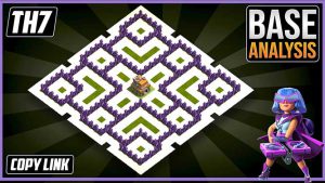 LEGENDRY TH7 HYBRID/TROPHY [defense] Base 2025!! TownHall 7 Hybrid Base Design – Clash of Clans COC