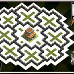 THE BEST TH8 HYBRID/TROPHY Base 2025!! COC Town Hall 8 (TH8) Hybrid Base Design– Clash of Clans