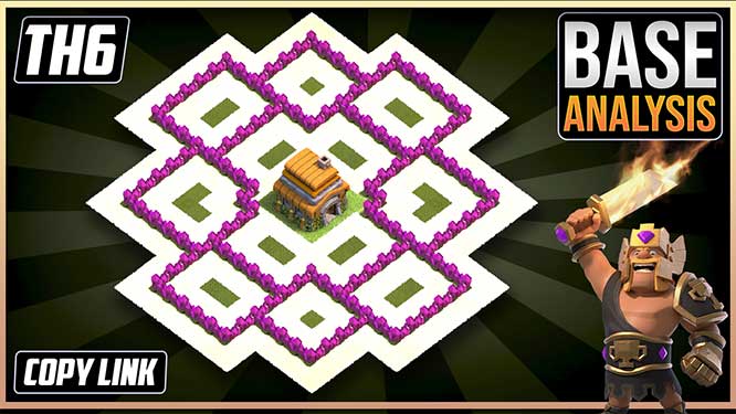New BEAST TH6 HYBRID/TROPHY [defense] Base 2025!! TownHall-6 Hybrid Base Design – ClashofClans (COC)