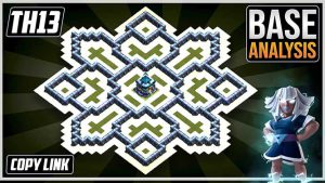 BEST BASE TH13 HYBRID/TROPHY Base 2025 | Town Hall 13 (TH13) Hybrid Base Design – Clash of Clans COC