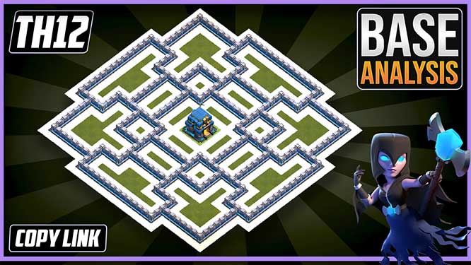 ULTIMATE TH12 HYBRID/TROPHY Base 2026!! COC TownHall12 (TH12) Trophy Base Design – Clash of Clans