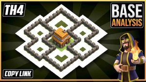 NEW BEST TH4 HYBRID/TROPHY [defense] Base 2026!! Town Hall 4 Hybrid Base Design – Clash of Clans COC