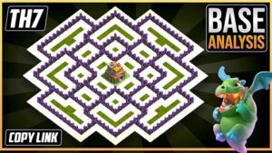 NEW ULTIMATE TH7 HYBRID/TROPHY [defense] Base 2026! TownHall 7 Hybrid Base Design – Clash of Clans