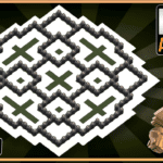 THE NEW BEST TH8 HYBRID/TROPHY Base 2026!! COC Town Hall 8 (TH8) Hybrid Base Design– Clash of Clans