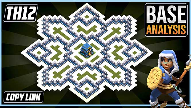 NEW BEAST TH12 HYBRID / TROPHY Base 2026!! COC TownHall12 (TH12) Trophy Base Design – Clash of Clans